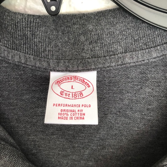 Brooks Brothers Gray Performance Polo Golf Shirt - Picture 3 of 4